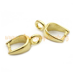 Šlupna masivní s očkem SLMO02  Ag 925